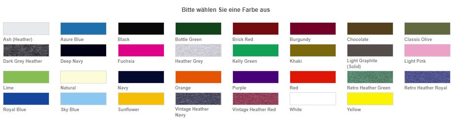 Fruit of the Loom Valueweight T-Shirts inkl. Druck