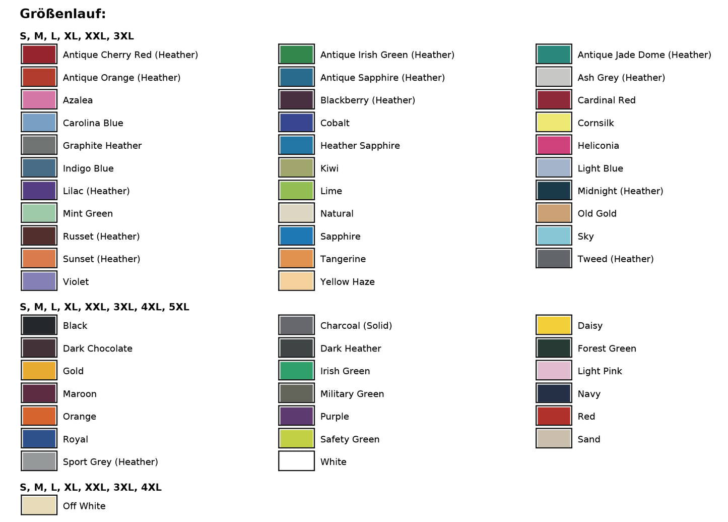 Gildan Heavy Cotton™ Adult T-Shirts inkl. Druck